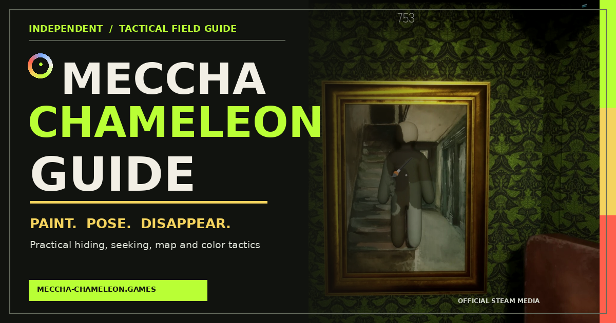 Meccha Chameleon - panduan map resmi dan workshop dengan permukaan warna